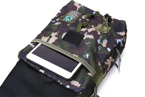 Planet Gates Men's Bag Messenger Bag Male Waterproof Nylon Camouflage Satchel Over the Shoulder Crossbody Bags Handbag Mini Briefcase XA99WC