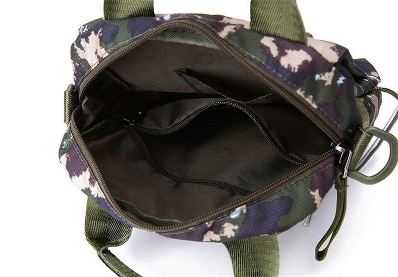 Planet Gates Men's Bag Messenger Bag Male Waterproof Nylon Camouflage Satchel Over the Shoulder Crossbody Bags Handbag Mini Briefcase XA99WC