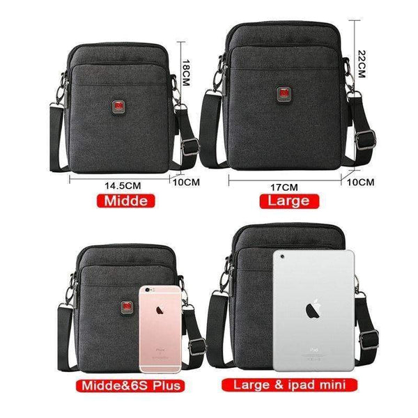 Planet Gates Men's Bag USB charging Shoulder Crossbody Bags Water-resistent Oxford Travel Bags Zipper Belt Bag Male #1042