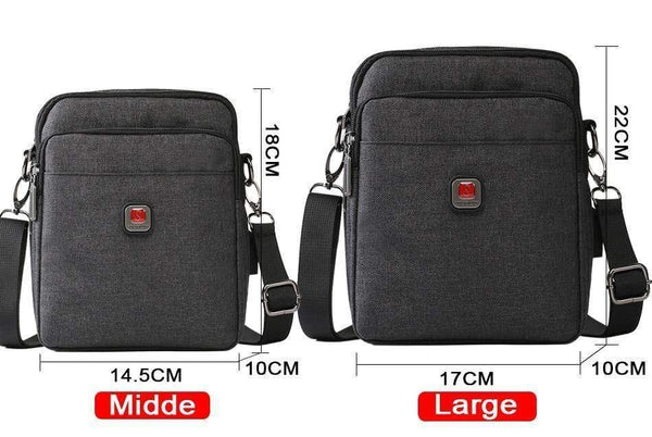 Planet Gates Men's Bag USB charging Shoulder Crossbody Bags Water-resistent Oxford Travel Bags Zipper Belt Bag Male #1042