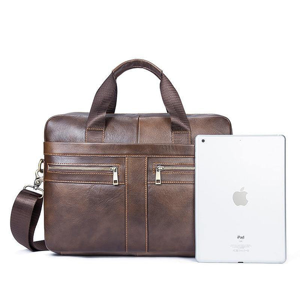 Planet Gates Men's Bags Genuine Leather Crossbody male messenger bag Men's Shoulder Bag Business Briefcase Computer men Bags Totes