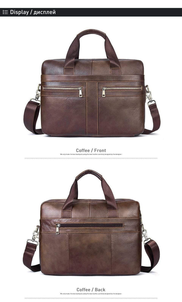 Planet Gates Men's Bags Genuine Leather Crossbody male messenger bag Men's Shoulder Bag Business Briefcase Computer men Bags Totes