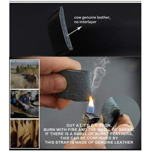 Men's Belt Automatic Ratchet Buckle With Cow Genuine Leather Belts For Men Luxury Brand Male Strap 110-130cm Length