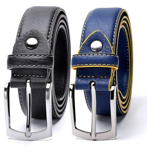 Men's Belt Factory Direct Belt Wholsale Price New Fashion Designer Belt High Quality Genuine Leather Belts for Men Blue Black