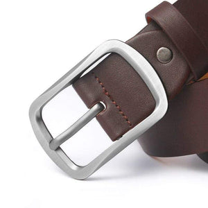 Men's Belt Leather Belt Men Pin Buckle Cow Genuine Leather Belts For Men 130cm High Quality Mens Belt Cinturones Hombre