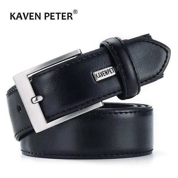 Men's Belt Luxury Business Leather Male Waist Belt Cowhide Genuine Leather Classic Black Trouser Belt Cummerbunds Dropshipping