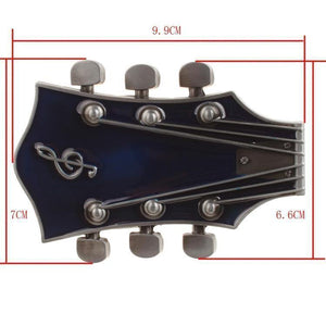 Planet Gates Men's belt metal buckle belts Retro guitar  Street Dance accessories Performance apparel hip hop  waistband novel belt