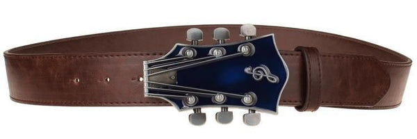 Planet Gates Men's belt metal buckle belts Retro guitar  Street Dance accessories Performance apparel hip hop  waistband novel belt