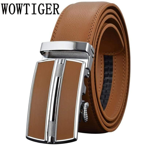 Men's Belts Luxury Automatic Buckle Genune Leather Strap Black Brown For Mens Belt Designers Brand High Quality