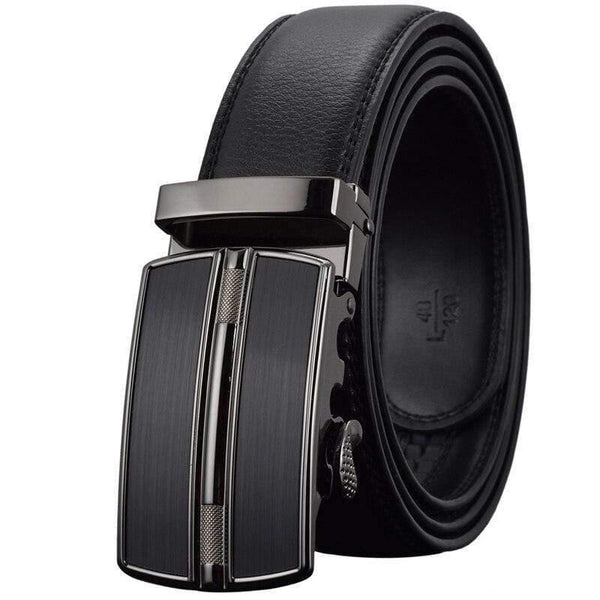 Men's Belts Luxury Automatic Buckle Genune Leather Strap Black Brown For Mens Belt Designers Brand High Quality