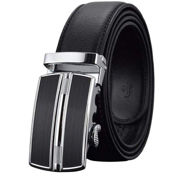Men's Belts Luxury Automatic Buckle Genune Leather Strap Black Brown For Mens Belt Designers Brand High Quality