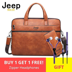 Planet Gates Men's Briefcase Bags For 14" Laptop Man Business Bag 2Pcs Set Handbags High Quality Leather Office Shoulder Bags Tote