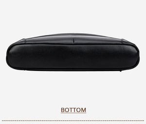 Planet Gates Men's Business Black Casual Bag pu leather Briefcase men's Tote bags Brown High quality male Business large capacity