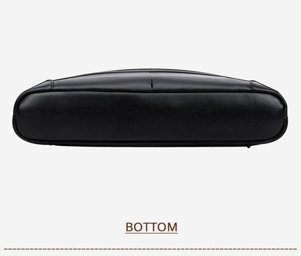 Planet Gates Men's Business Black Casual Bag pu leather Briefcase men's Tote bags Brown High quality male Business large capacity