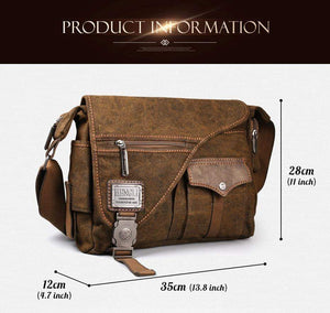 Planet Gates Men's Canvas bags New Multifunction Crossbody bag Retro handbags Travel Shoulder Messenger Bags Leisure Package