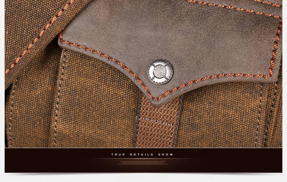 Planet Gates Men's Canvas bags New Multifunction Crossbody bag Retro handbags Travel Shoulder Messenger Bags Leisure Package