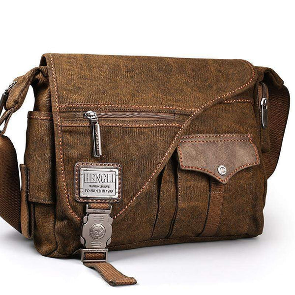 Planet Gates Men's Canvas bags New Multifunction Crossbody bag Retro handbags Travel Shoulder Messenger Bags Leisure Package