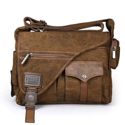 Planet Gates Men's Canvas bags New Multifunction Crossbody bag Retro handbags Travel Shoulder Messenger Bags Leisure Package