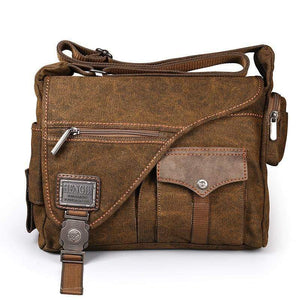 Planet Gates Men's Canvas bags New Multifunction Crossbody bag Retro handbags Travel Shoulder Messenger Bags Leisure Package