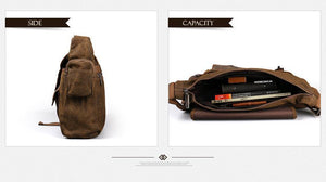 Planet Gates Men's Canvas bags New Multifunction Crossbody bag Retro handbags Travel Shoulder Messenger Bags Leisure Package