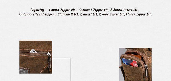 Planet Gates Men's Canvas bags New Multifunction Crossbody bag Retro handbags Travel Shoulder Messenger Bags Leisure Package