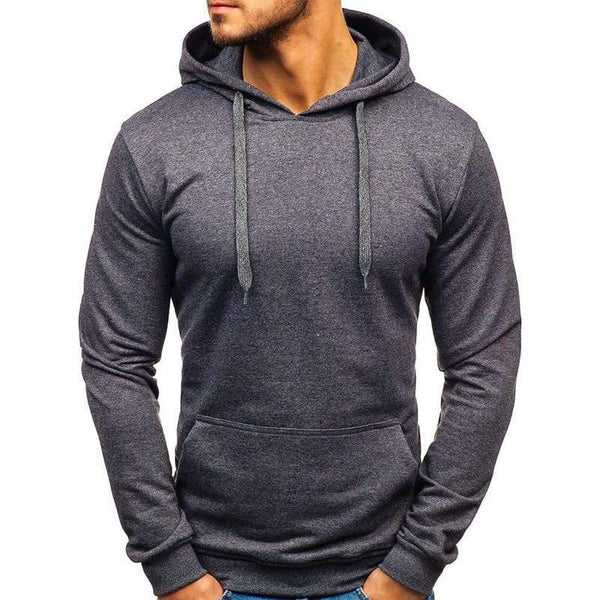 Planet Gates Men's Casual Hoodies Sweatshirts Male black gray Red Hooded Pullovers Solid Color Outerwear Tops 10 Colors M-3XL