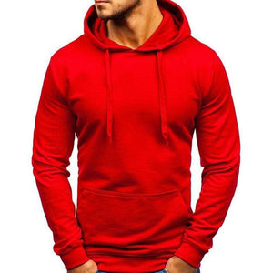 Planet Gates Men's Casual Hoodies Sweatshirts Male black gray Red Hooded Pullovers Solid Color Outerwear Tops 10 Colors M-3XL