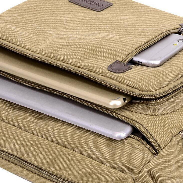 Planet Gates Men's Fashion Crossbody Shoulder Bag Male Casual Travel Bag Men Bags Vintage Canvas Messenger Bags M55