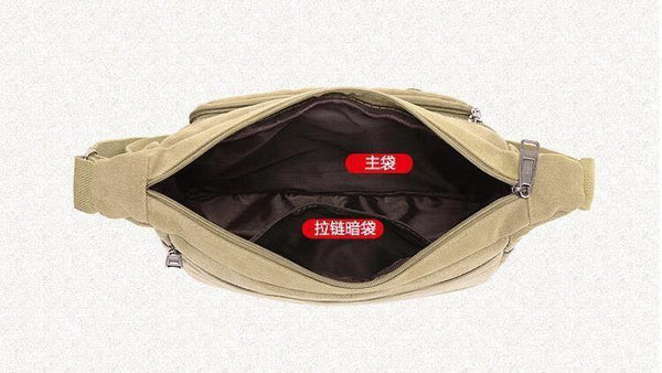 Planet Gates Men's Fashion Crossbody Shoulder Bag Male Casual Travel Bag Men Bags Vintage Canvas Messenger Bags M55