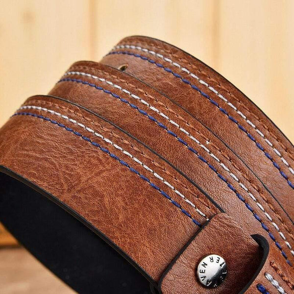 Men's Genuine Leather Belts Designer Leisure Belt for Man Pin Buckle Business Dress Male Dropshipping