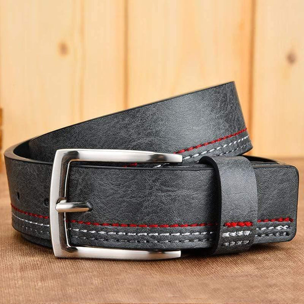 Men's Genuine Leather Belts Designer Leisure Belt for Man Pin Buckle Business Dress Male Dropshipping