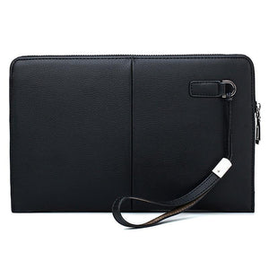 Planet Gates Men's Handbag Day Clutches Bags For Phone High Quality Spilt Leather Wallet Hand bag Large Capacity Male