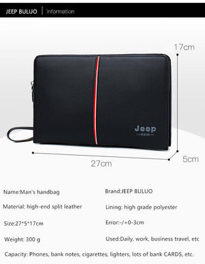 Planet Gates Men's Handbag Day Clutches Bags For Phone High Quality Spilt Leather Wallet Hand bag Large Capacity Male