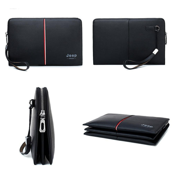 Planet Gates Men's Handbag Day Clutches Bags For Phone High Quality Spilt Leather Wallet Hand bag Large Capacity Male