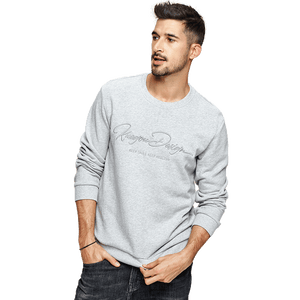 Planet Gates Men's hoodies  spring autumn sweatshirt Men's pure color letters round collar cotton embroidery sweatshirts MW-2275