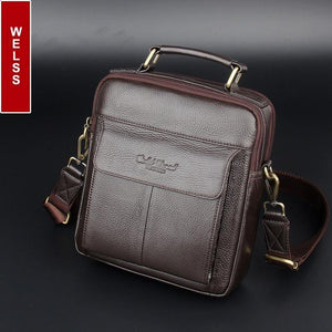 Planet Gates Men's messenger bags 100% natural genuine leather handbags Famous brand men fashion casual shoulder bags
