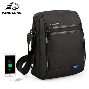 Planet Gates Men's Messenger Bags Waterproof Men's School Business Carrying Handle Bag 9.7 inches Fashion Shoulder Crossbody Bags