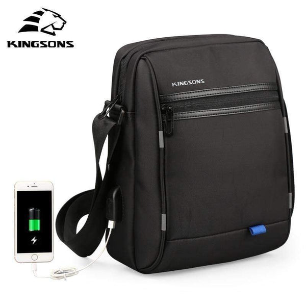 Planet Gates Men's Messenger Bags Waterproof Men's School Business Carrying Handle Bag 9.7 inches Fashion Shoulder Crossbody Bags