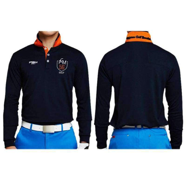 Planet Gates Men's Outdoor Sport Clothes Golf Long Sleeve Ice T-shirts Summer Soft Viscose Shirt Sunscreen UV Underwear Golf Apparel