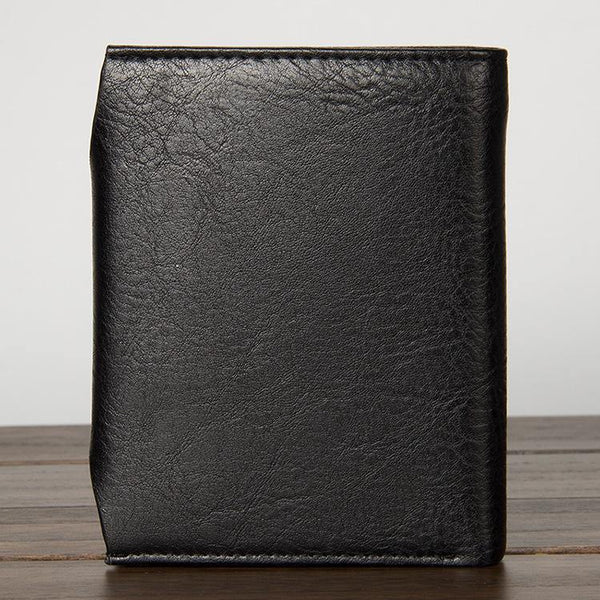 Planet Gates Men's Passport Wallet Best Leather High Capacity Men Wallets High Quality New Fashion Man  Coin Purse Card Holder Bags