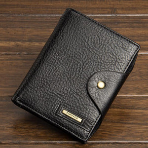 Planet Gates Men's Passport Wallet Best Leather High Capacity Men Wallets High Quality New Fashion Man  Coin Purse Card Holder Bags