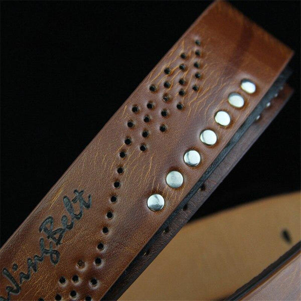 Men's Rivet Belt Fashion Trousers Pin Buckle Belt Wild Retro Strap Male New Luxury Belt Cummerbunds Ceinture Homme