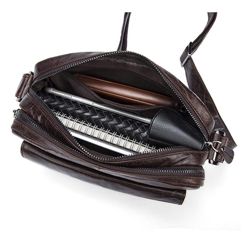 Planet Gates Men's Shoulder Bag Genuine Leather men's Crossbody Small male man bags for Messenger bags men leather  8931