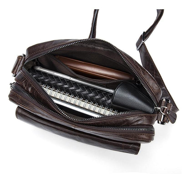 Planet Gates Men's Shoulder Bag Genuine Leather men's Crossbody Small male man bags for Messenger bags men leather  8931