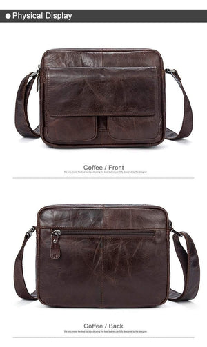 Planet Gates Men's Shoulder Bag Genuine Leather men's Crossbody Small male man bags for Messenger bags men leather  8931