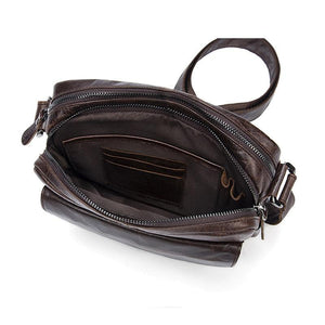 Planet Gates Men's Shoulder Bag Genuine Leather men's Crossbody Small male man bags for Messenger bags men leather  8931