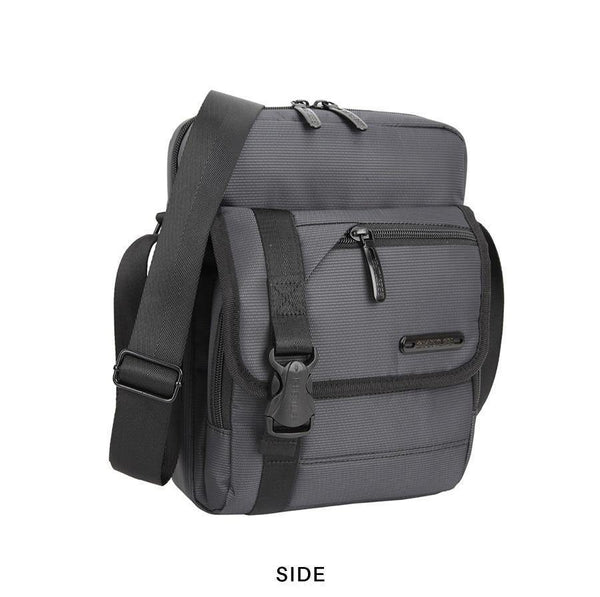 Planet Gates Men's Shoulder Messenger Bag 10.2" Business Briefcase Crossbody Messenger Bags Multifunction Men Nylon Shoulder Satchel
