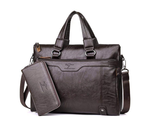 Planet Gates Men's shoulder messenger bag Men Business Briefcase bag for laptop computer man's bag handbag BriefCase male messenger bags