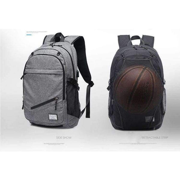 Planet Gates Men's Sports Gym Bags Basketball Backpack School Bags For Teenager Boys Soccer Ball Pack Laptop Bag Football Net Gym Bag