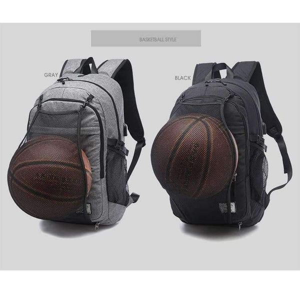 Planet Gates Men's Sports Gym Bags Basketball Backpack School Bags For Teenager Boys Soccer Ball Pack Laptop Bag Football Net Gym Bag